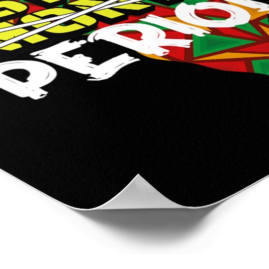 Schwarze Geschichte Periode Schwarze Geschichte Mo Poster (Ecke)