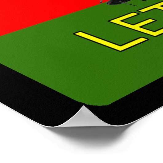 Schwarze Geschichte Poster (Ecke)