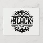 schwarze Geschichte Postkarte (Vorderseite)