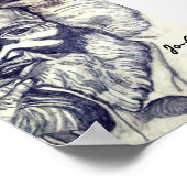 SCHWARZE GESCHICHTE QUOTE POSTER (Ecke)