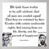 SCHWARZE GESCHICHTE QUOTE POSTER (Vorne)