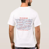 Schwarze Geschichte RWB (doppelseitig) - Ein Miste T-Shirt (Rückseite)
