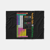 Schwarze Geschichte - schwarze Geschichte Fleecedecke (Vorderseite (Horizontal))