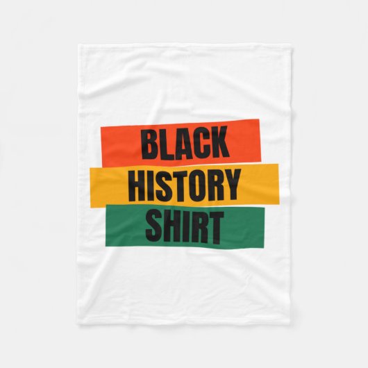 Schwarze Geschichte Schwarze Geschichte Monat Afro Fleecedecke (Vorderseite)
