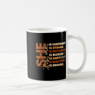 Schwarze Geschichte Sie ist ich Stark Gebildet Ges Kaffeetasse