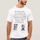 SCHWARZE GESCHICHTE T-Shirt (Vorderseite)