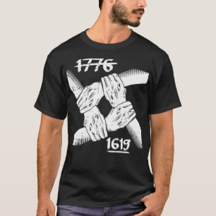 Schwarze Geschichte Vorfahren 1619 1776 Afrikanisc T-Shirt