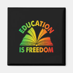 Schwarze Geschichtsausbildung ist Freiheit Bücher Magnet