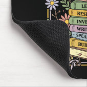 Schwarze Geschichtsbücher Monat schwarze afroameri Mousepad (Ecke)