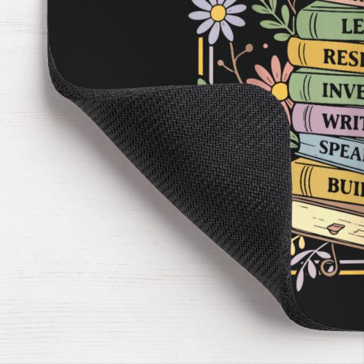 Schwarze Geschichtsbücher Monat schwarze afroameri Mousepad (Ecke)