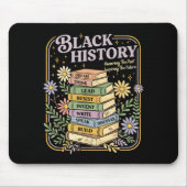 Schwarze Geschichtsbücher Monat schwarze afroameri Mousepad (Vorne)