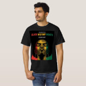 Schwarze Geschichtsmänner T-Shirt (Vorne ganz)