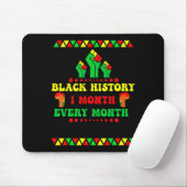 Schwarze Geschichtsmonat Jeden Monat Mousepad (Mit Mouse)