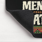 Schwarze Geschichtsmonat Mentoren Problem Afroamer Mousepad (Ecke)