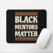 Schwarze Geschichtsmonat Mentoren Problem Afroamer Mousepad (Mit Mouse)