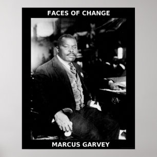 Schwarze Geschichtsmonats-Helder - Marcus Garvey Poster