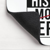 Schwarze Geschichtsperiode Schwarze Geschichtsmona Mousepad (Ecke)