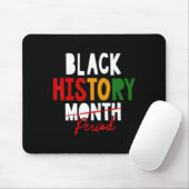 Schwarze Geschichtsperiode Schwarze Geschichtsmona Mousepad (Mit Mouse)
