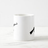 schwarze Gewehr ak 47 Ikone Kaffeetasse (Mittel)