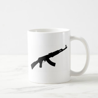 schwarze Gewehr ak 47 Ikone Kaffeetasse