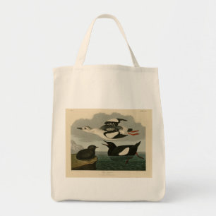 Schwarze Gillemot aus Audubons Vögeln Amerikas Tragetasche