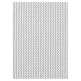 Schwarze glänzende Herzen niedlich romantische Mus Tischdecke