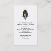 *~* Schwarze Gold bringt mystische Hand Schlangen  Visitenkarte (Rückseite)