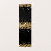 Schwarze Gold Glitter 2 Halsketten Displaykarten (Innenseite Aufgefaltet)