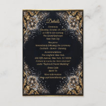 Schwarze Gold-Perlen-Diamant-Bow-Luxus-Formality