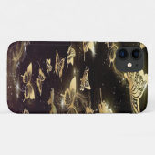 Schwarze Goldbutterfliegen Case Mate Barely There (Rückseite (Horizontal))