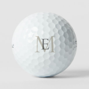 Schwarze & Goldene große Monogramm Titleist VI Gol Golfball