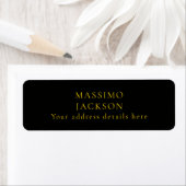 Schwarze Goldfarben Professioneller trendiger Mini (Insitu)