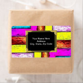 Schwarze goldfarbige Monogram-Labels (Insitu)