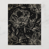 Schwarze Goldflorieren aus dem modernen Haushalt S Flyer (Hinten)