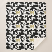 Schwarze Goldkatzen Sherpadecke (Vorderseite)
