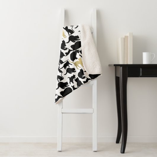 Schwarze Goldkatzen Sherpadecke (Beispiel)