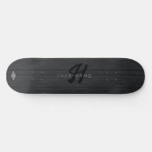 Schwarze Gradient Burst Monogram HAMbWG Skateboard (Horizontal)