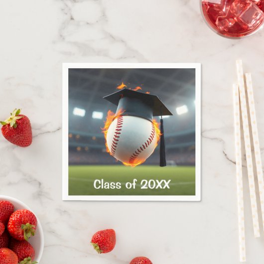 Schwarze Graduierungshülse Serviette (Beispiel)