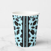 Schwarze Graduierungskappen, die in den Luftabschl Pappbecher (Rechts)