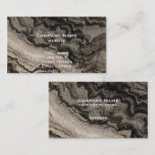 Schwarze Granit-Visitenkarte Visitenkarte (Vorne/Hinten)