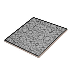 Schwarze graue rechteckige Formen geometrisches Mu Fliese