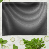 Schwarze Gravitation Geschirrtuch (Gefaltet)