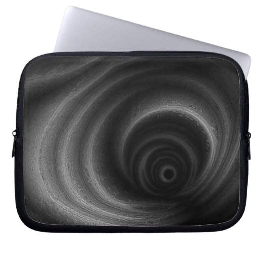 Schwarze Gravitation Laptopschutzhülle (Vorderseite)