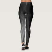 Schwarze Gravitation Leggings (Rückseite)