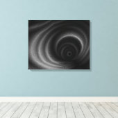 Schwarze Gravitation Leinwanddruck (Insitu (Holzboden))