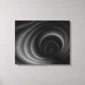Schwarze Gravitation Leinwanddruck (Vorderseite)