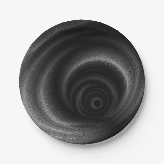 Schwarze Gravitation Pappteller (Vorderseite)