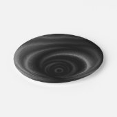 Schwarze Gravitation Pappteller (Schrägansicht)