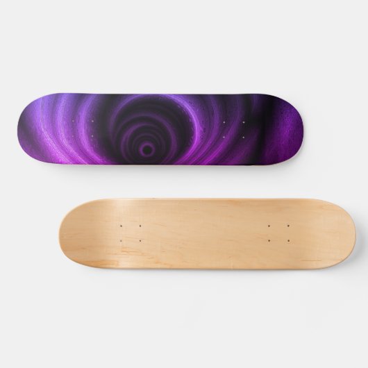 Schwarze Gravitation Skateboard (Horizontal)