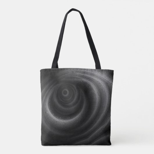 Schwarze Gravitation Tasche (Rückseite)